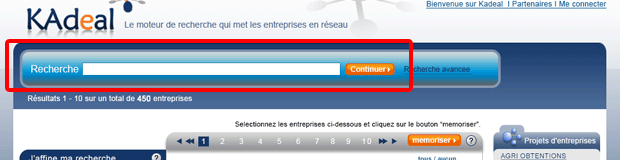 animation : ergonomie kadeal. première version de l'interface analyse des problèmes